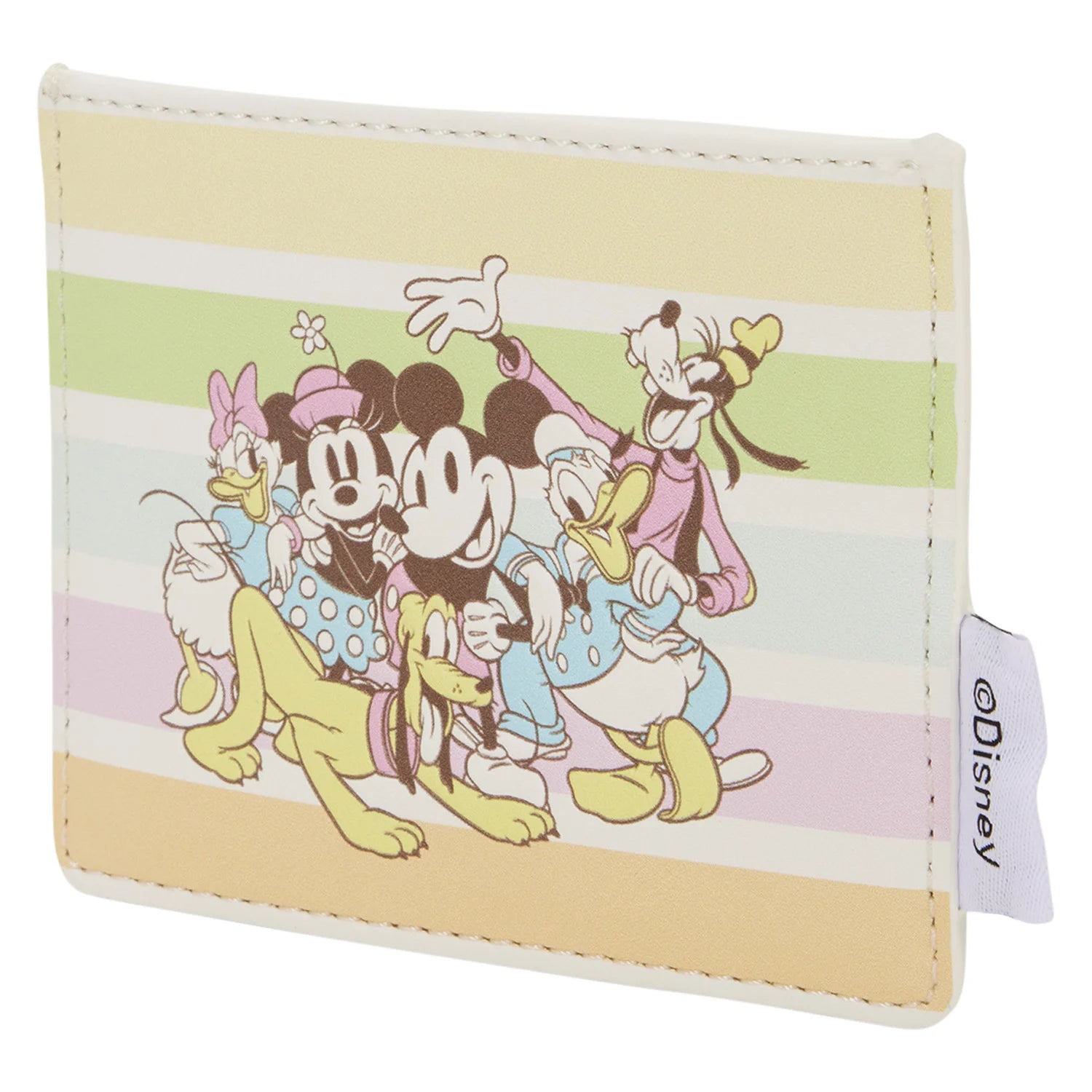 MICKEY & FRIENDS - Rainbow stripes - Cardholder Loungefly