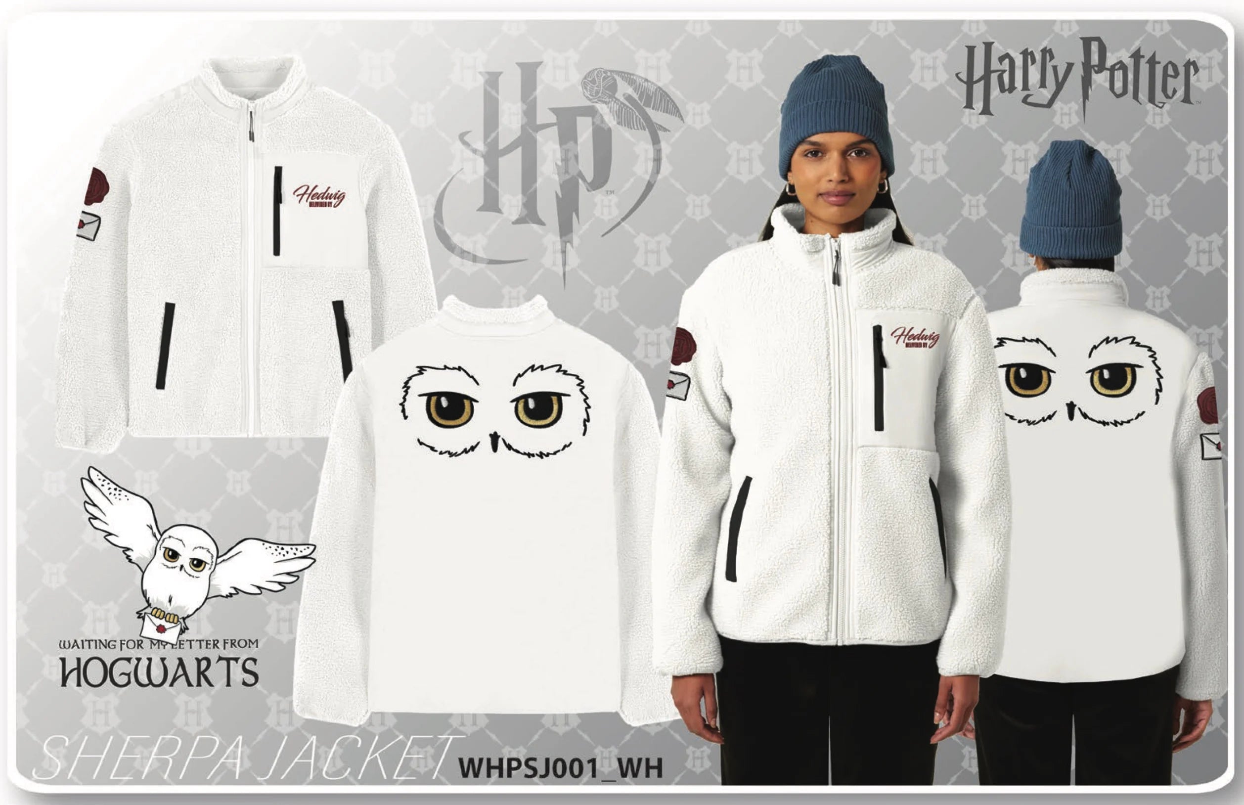 HARRY POTTER - Hedwig - Sherpa Jacket (M)