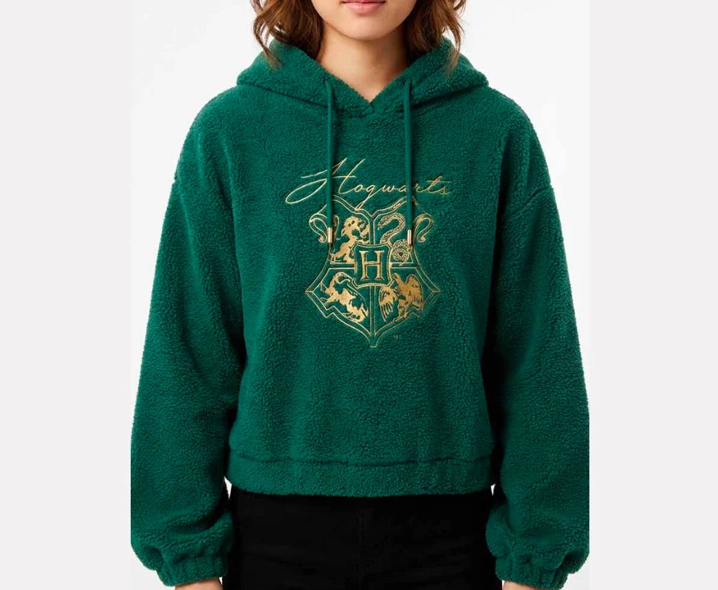 HARRY POTTER - Logo - Sherpa Hoodie (XL)