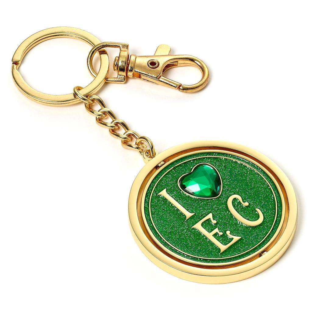 WICKED - Emerald City - Spinning Keyring