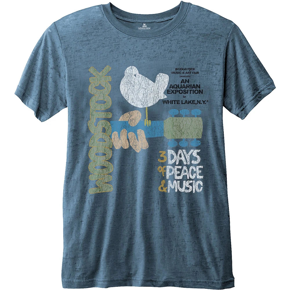 WOODSTOCK - T-Shirt RWC - Classic Vintage Poster (S)