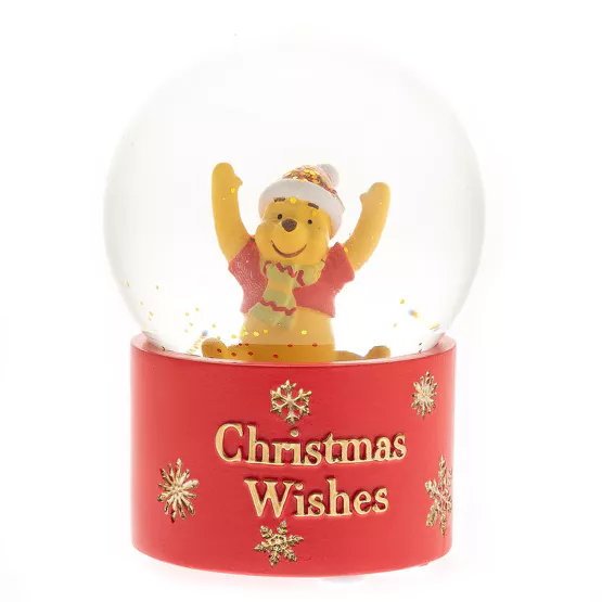 DISNEY - Winnie The Pooh - Xmas - Snow Globe 80mm