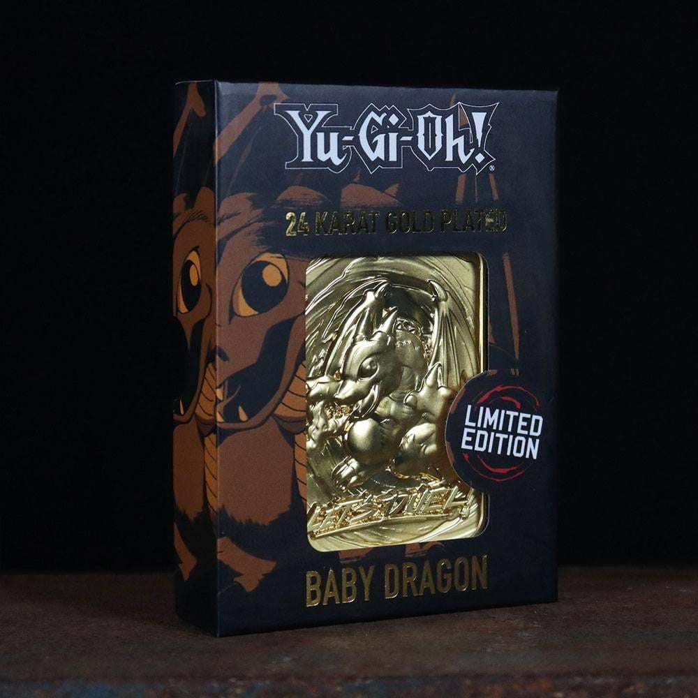 YU-GI-OH! - Baby Dragon - Gold Plated Metal Card Collector