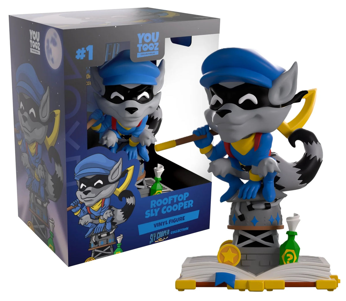 SLY COOPER - Rooftop Sly Cooper - Figure Youtooz 13cm