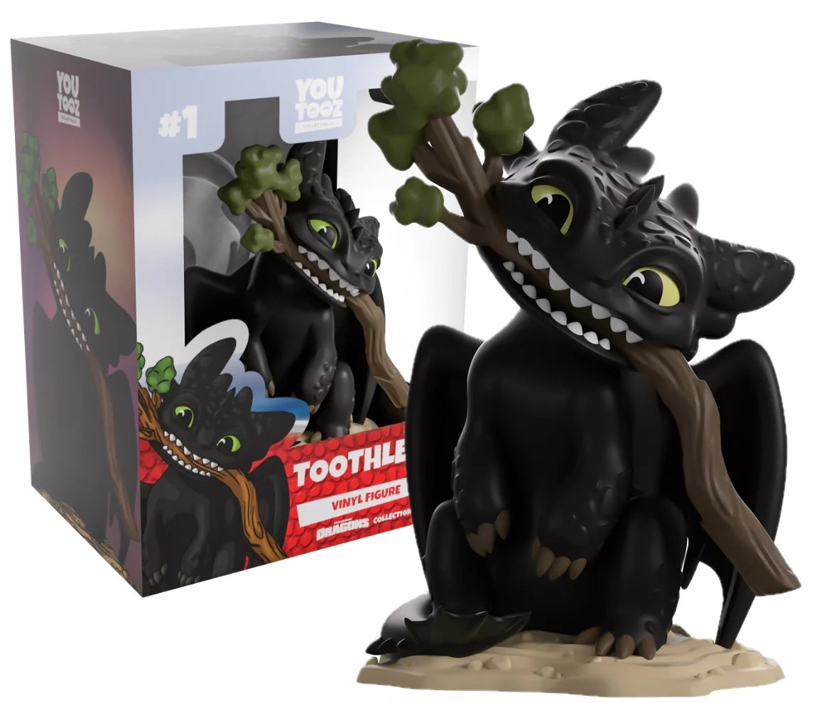 HOW TO TRAIN YOUR DRAGON - Toothless - Figure Youtooz 13cm
