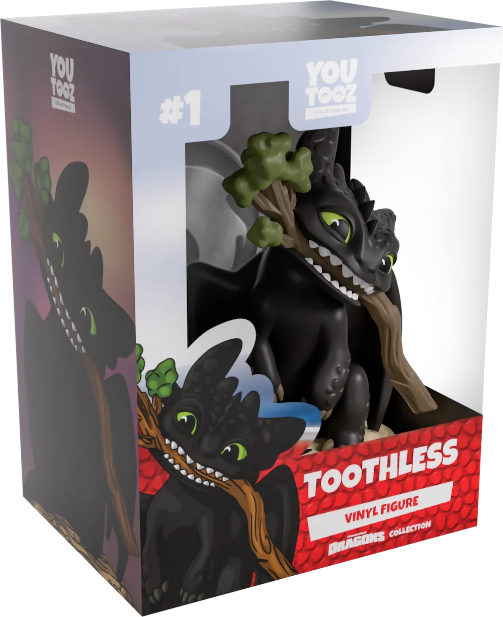 HOW TO TRAIN YOUR DRAGON - Toothless - Figure Youtooz 13cm