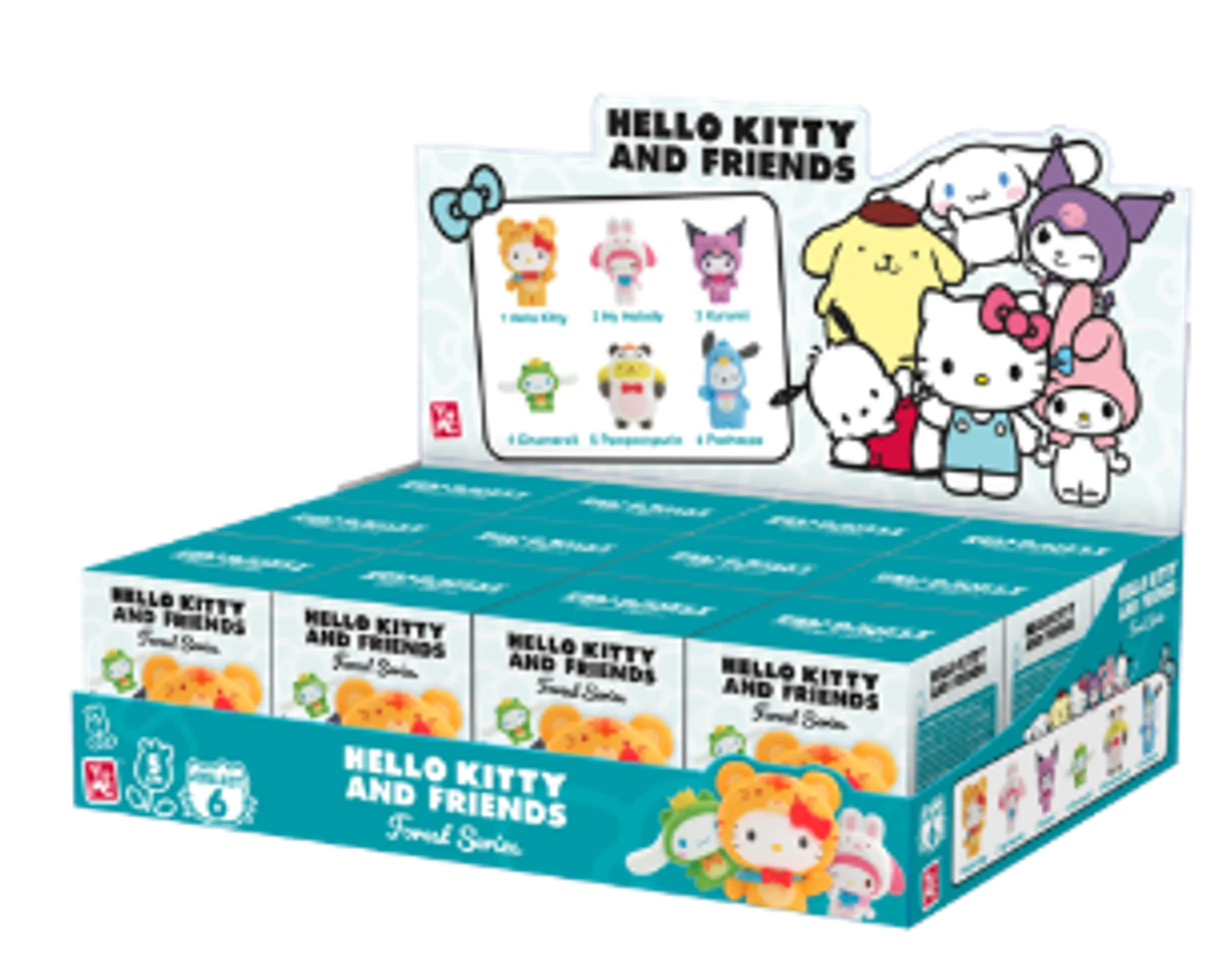 HELLO KITTY - Forest Friends Series -Assortiment 12 Fig. 3cm Blind Box