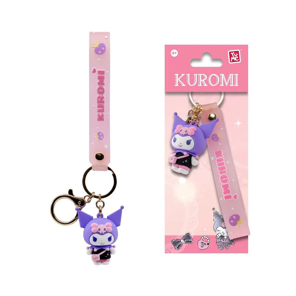HELLO KITTY - Kuromi Outfit Series - Assort 12 Keychain 13cm Blind Box