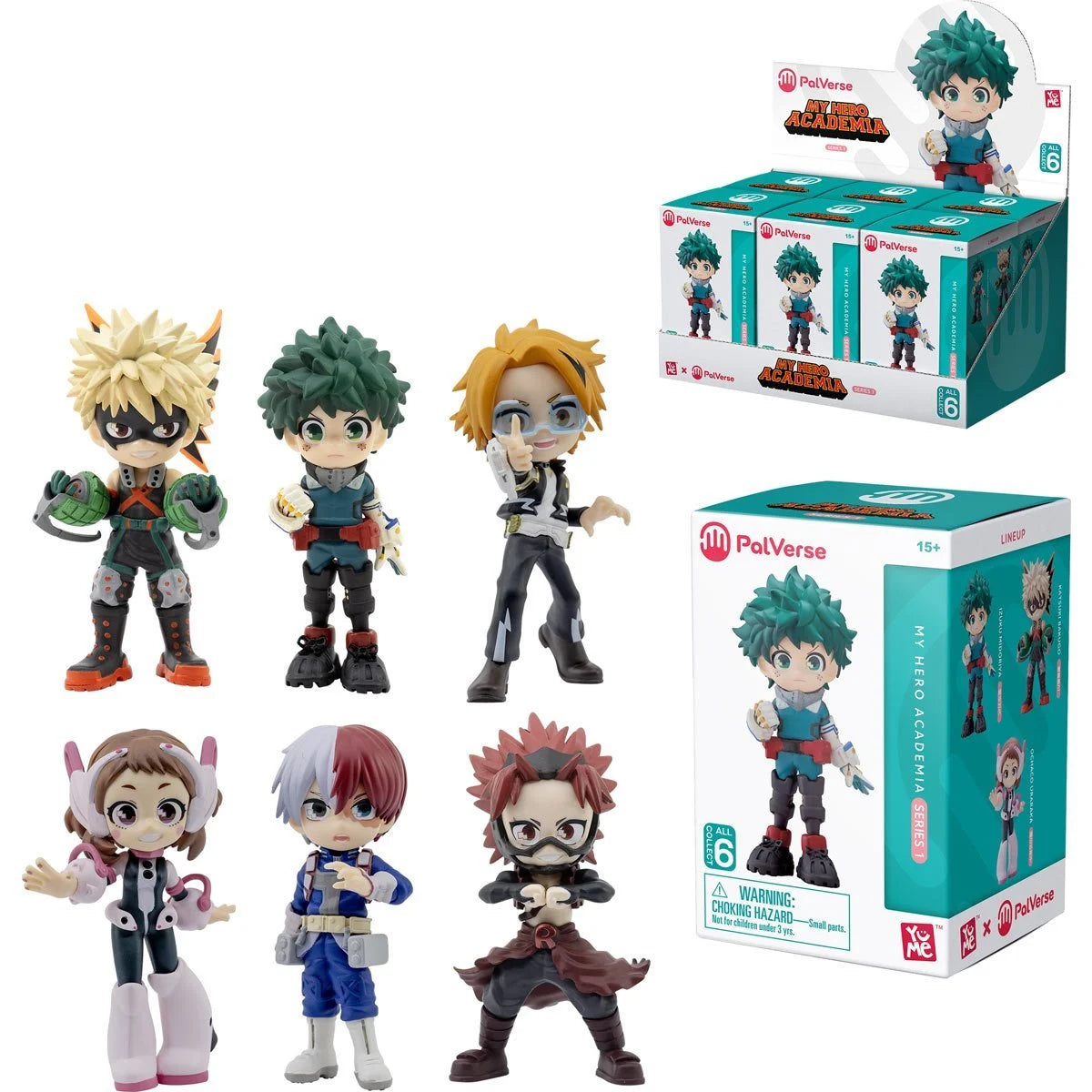 MY HERO ACADEMIA - Series 1 - Blind Box - Assortiment 6 Figures 9cm