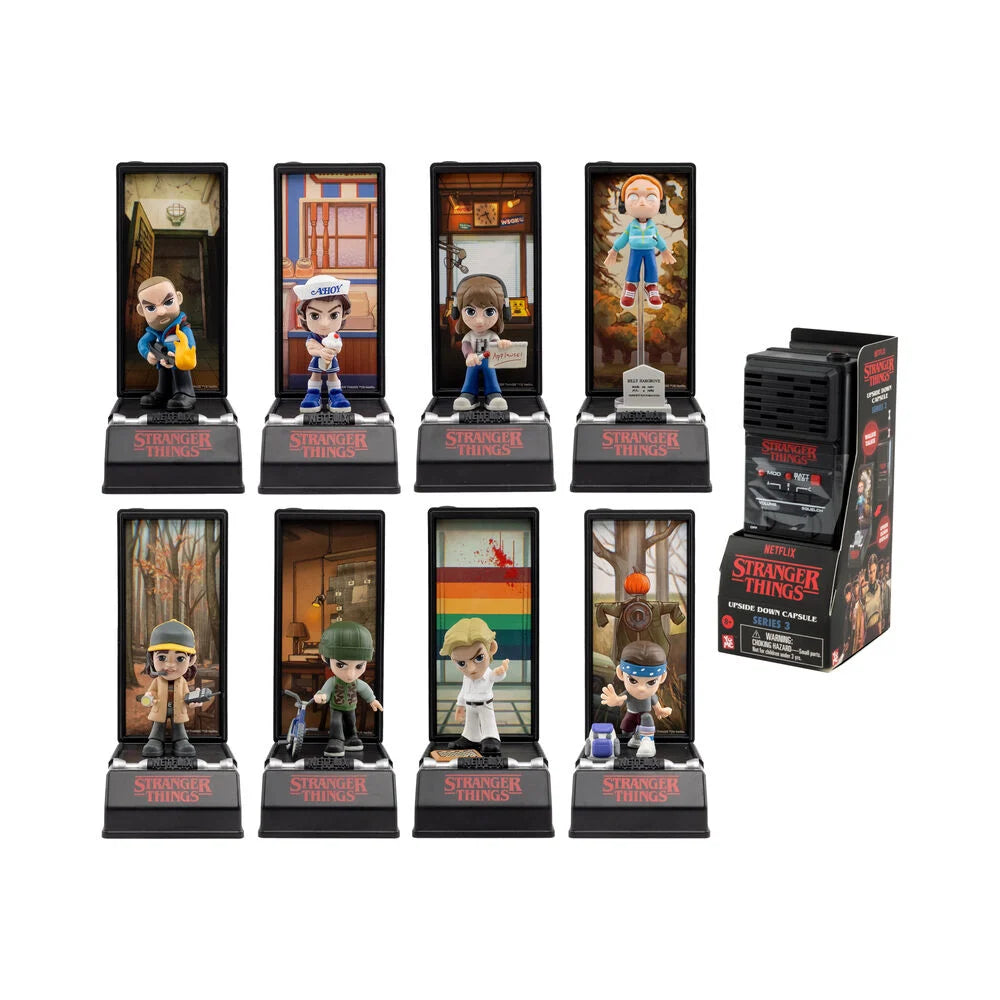 STRANGER THINGS - Talkie Walkie Capsule - Assort 8 Figurines BLIND BOX