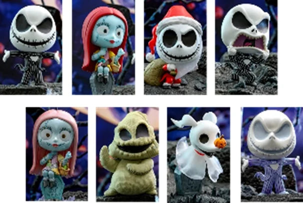 NIGHTMARE BEFORE CHRISTMAS - Assortiment 8 Fig. Cosbi 8cm