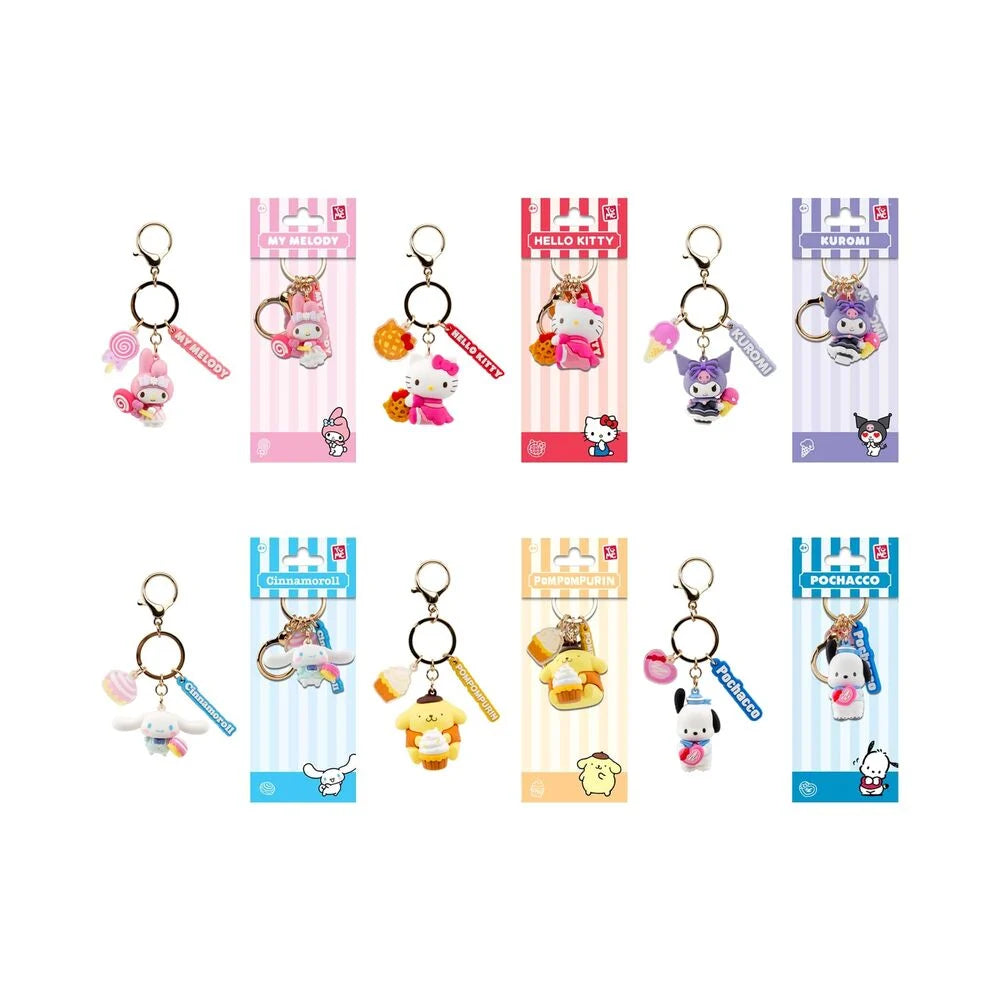 HELLO KITTY - Tea Party Series - Assort 12 Keychain 13cm Blind Box