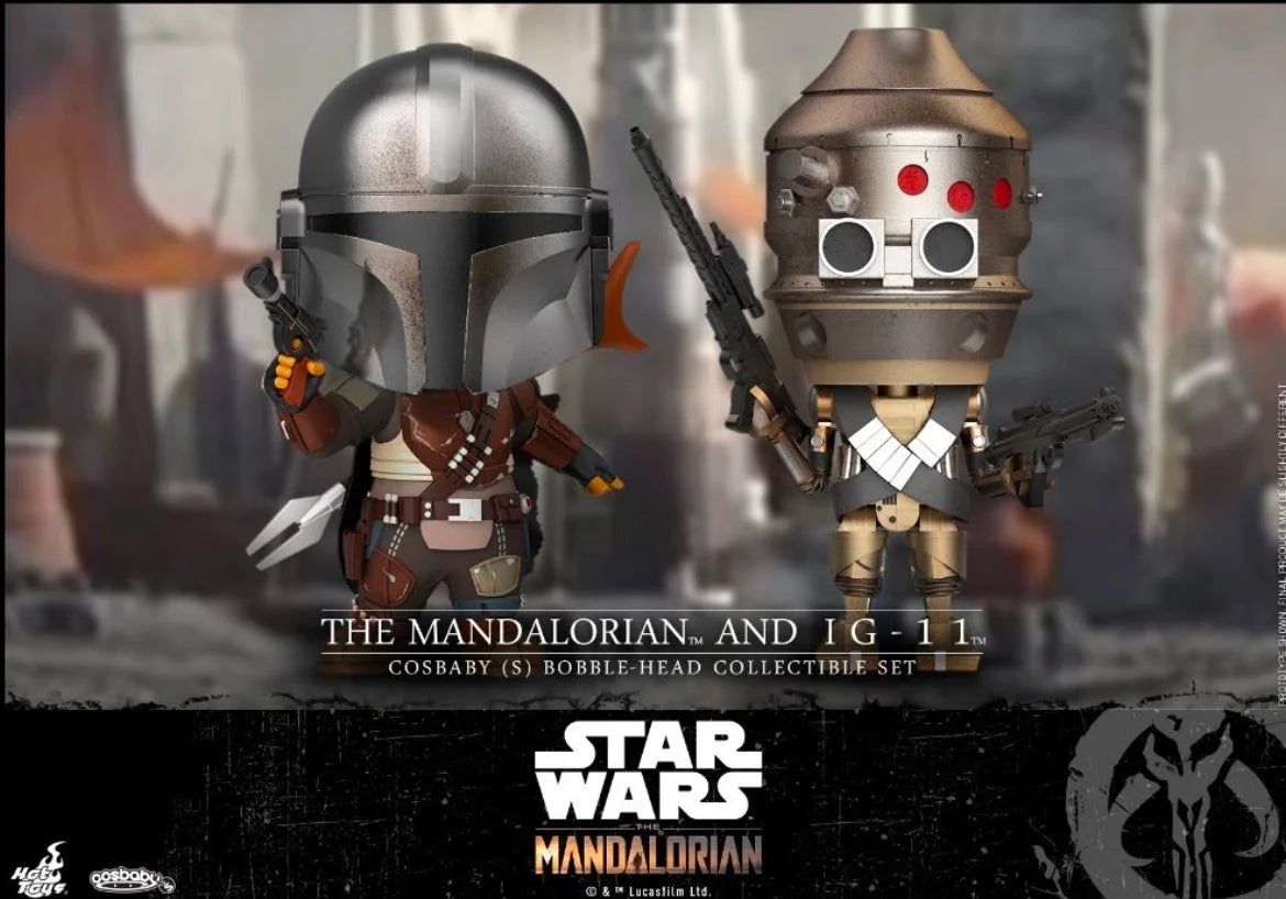 STAR WARS - Cosbaby - Wave 3 - Mandalorian & IG-11 Set