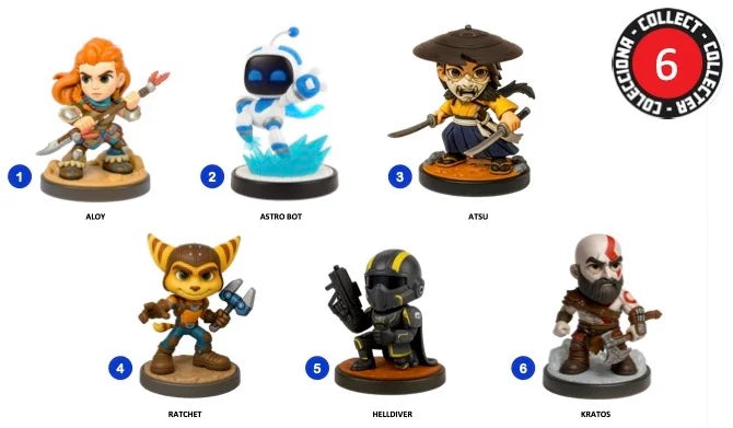 PLAYSTATION - All Stars Series - Assort. 6 Figures Blind Box