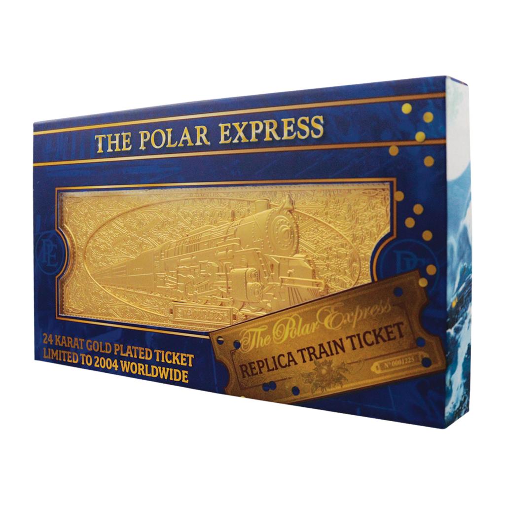 THE POLAR EXPRESS - 24k Gold Plated Train Ticket