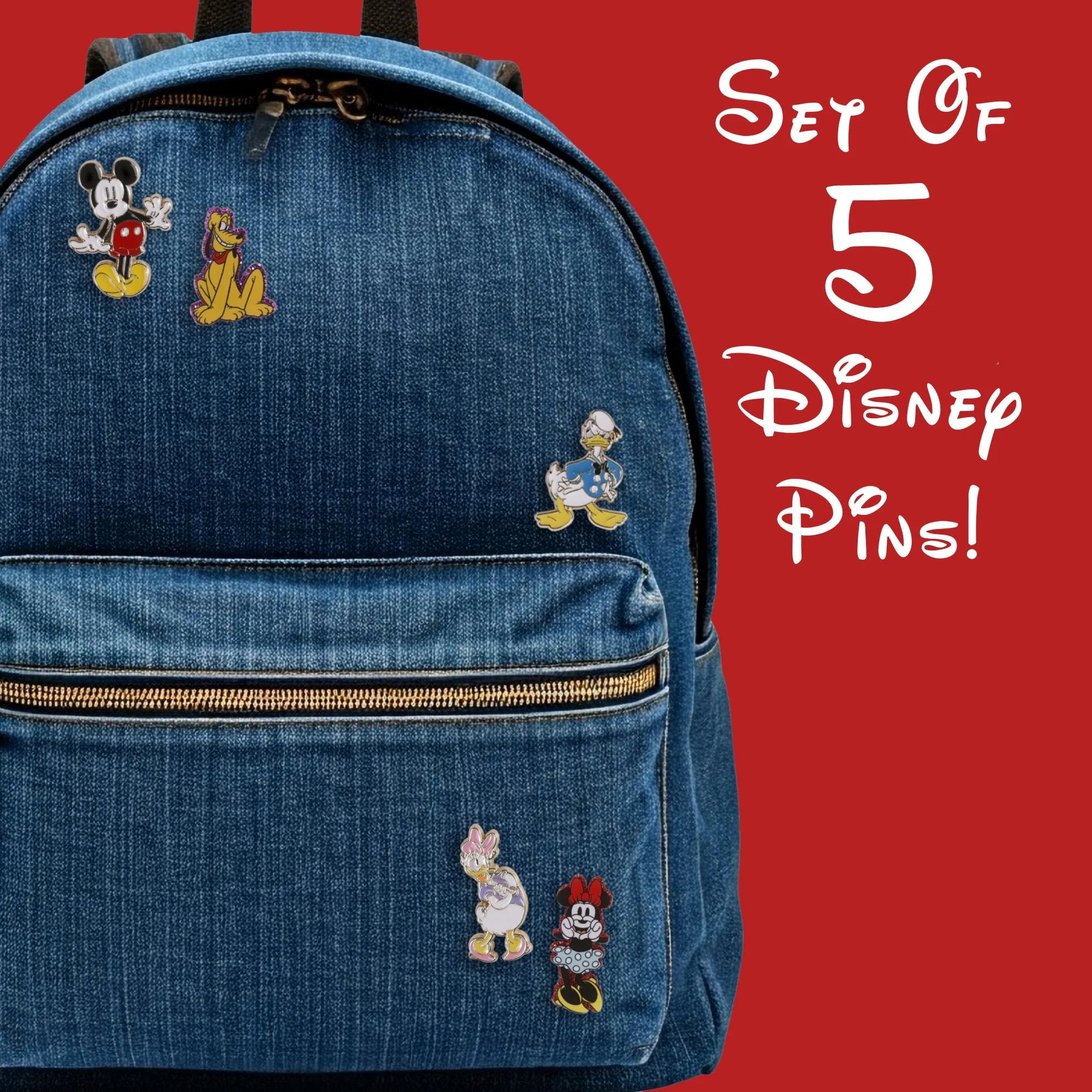 MICKEY & MINNIE - Set of 5 Pin's