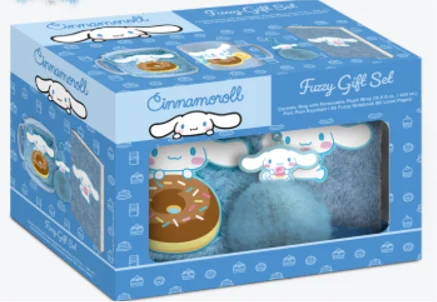 CINNAMOROLL - Fuzzy Gift Set - Notebook + 14,9oz Mug + Keychain