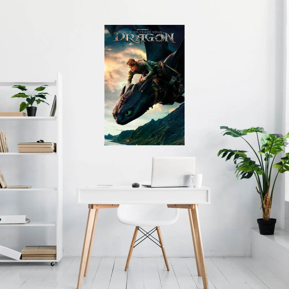 HOW TO TRAIN A DRAGON LIVE ACTION - Poster 61 x 91cm