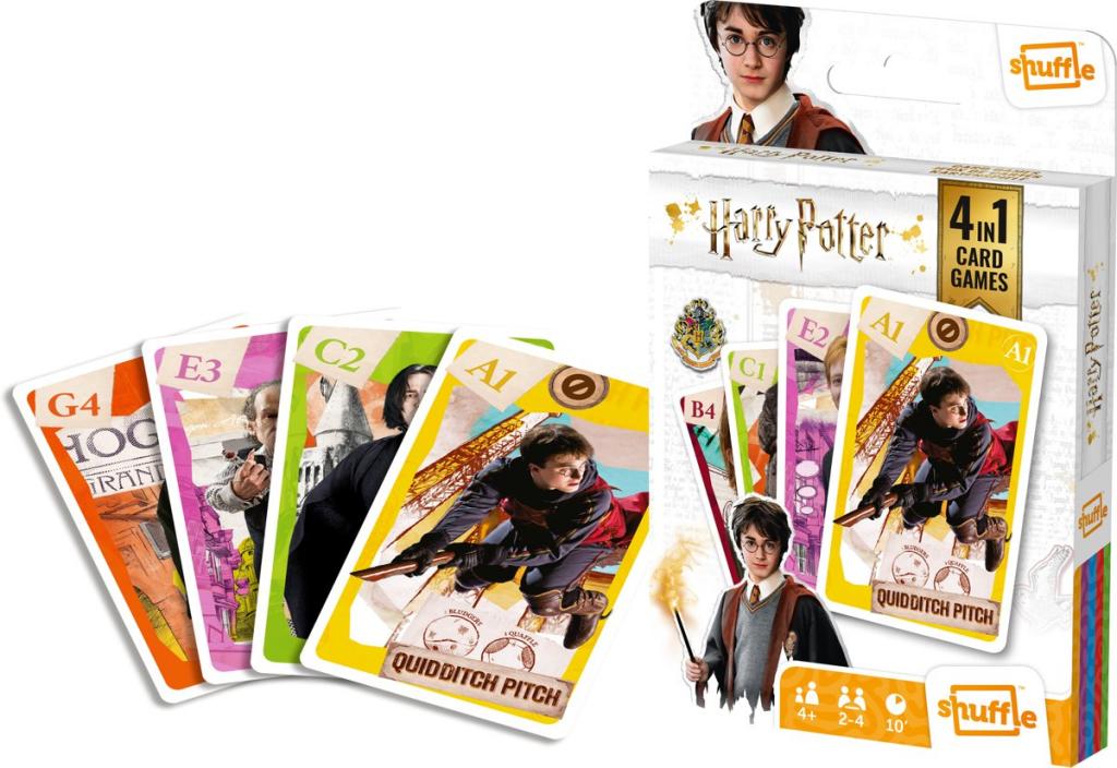 HARRY POTTER - 4 in 1 Card Games