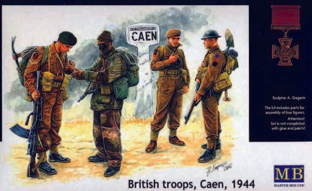 Britische Truppen Caen 1944