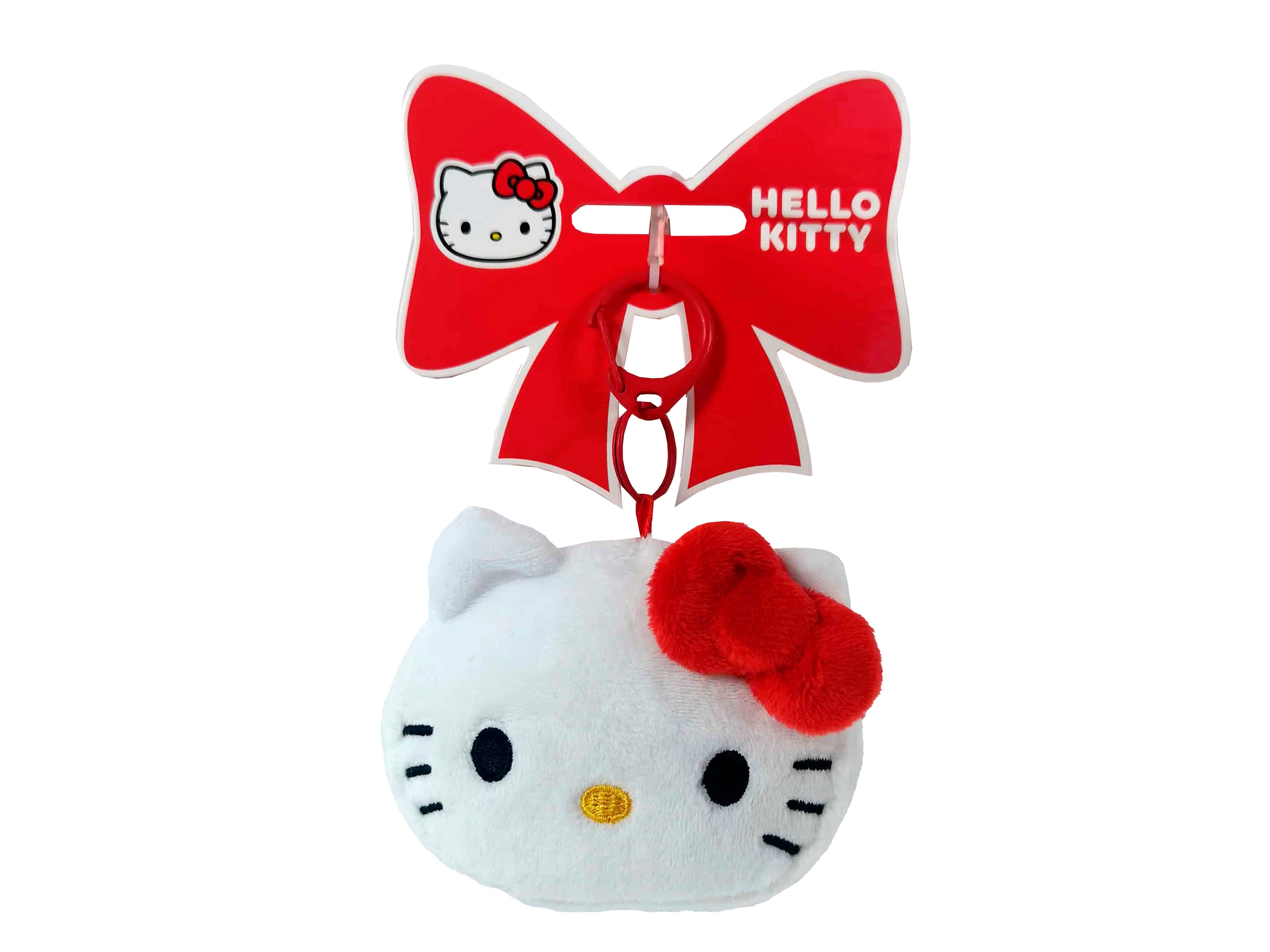 HELLO KITTY - Head - Purple - Mini Keyring Plush