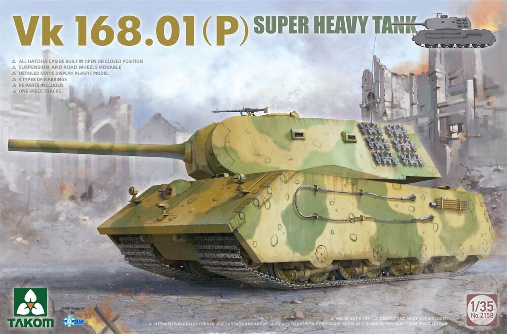 Vk 168.01(P) Super Heavy Tank