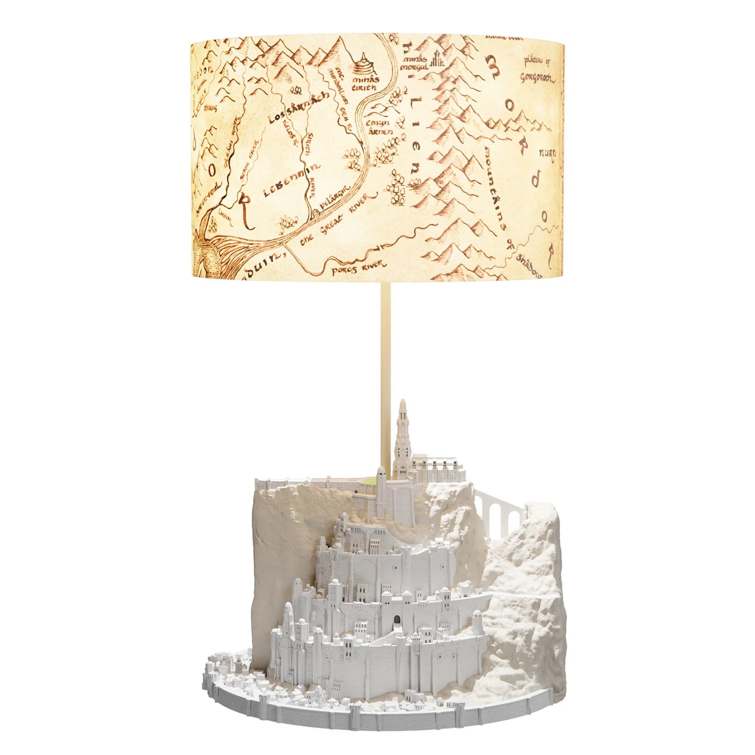 THE LORD OF THE RINGS - Minas Tirith - Table Lamp 3D + Shade