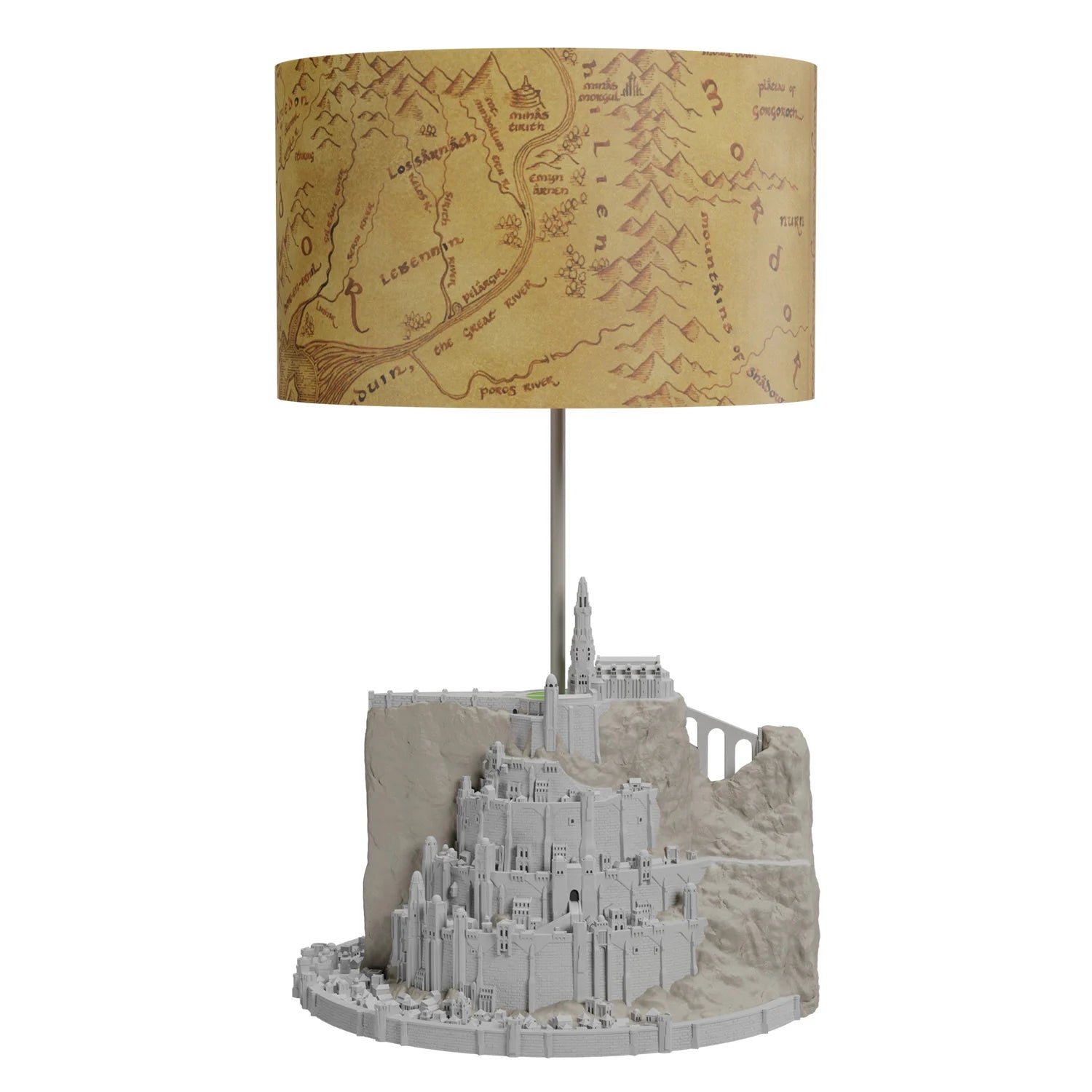 THE LORD OF THE RINGS - Minas Tirith - Table Lamp 3D + Shade