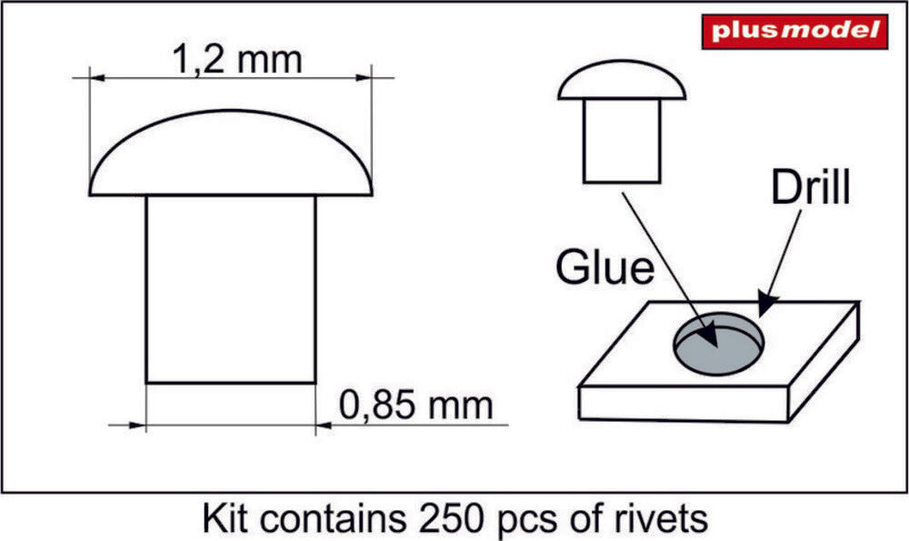 Rivets 1,2 mm