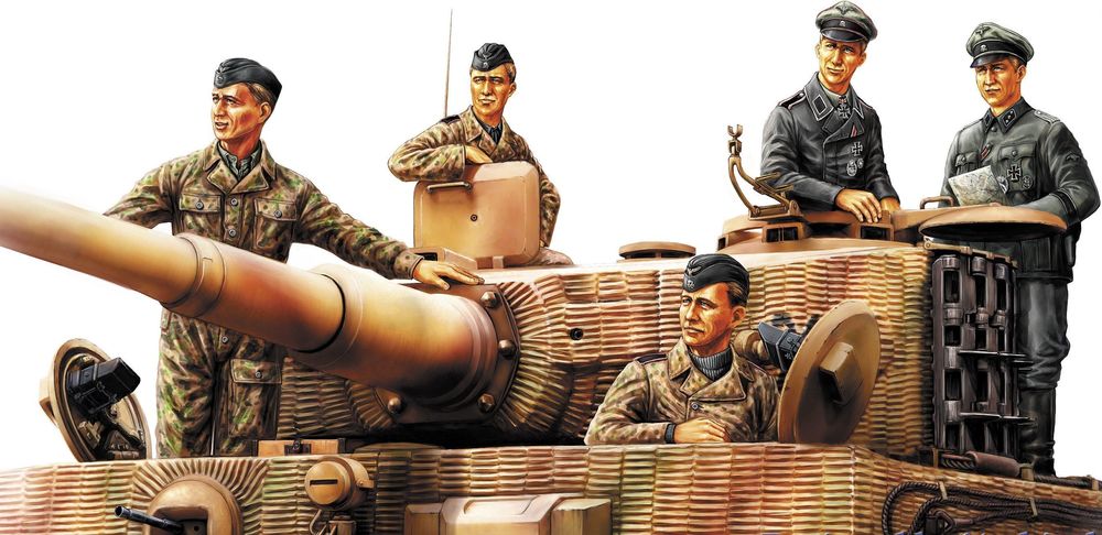 German Panzer Tank Crew (Normandy 1944)