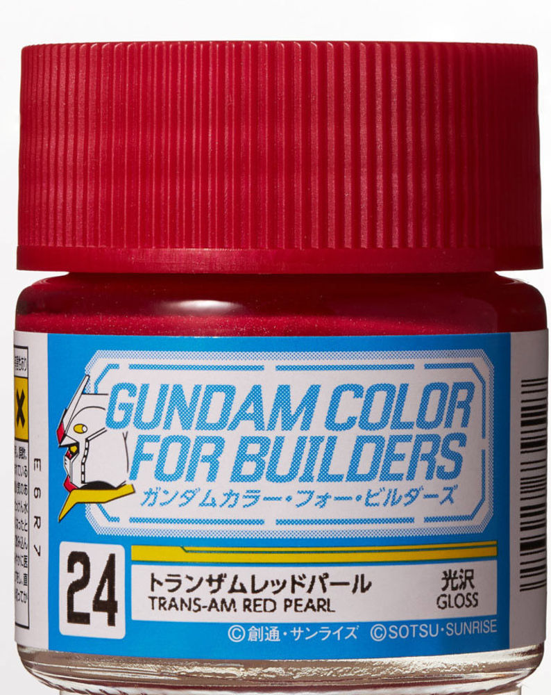 Mr Hobby -Gunze Gundam Color For Builders (10ml) TRANS-AM RED PEARL