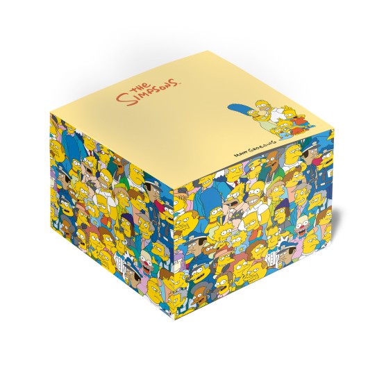 THE SIMPSONS - Springfields - Adhesive Memo Notepad