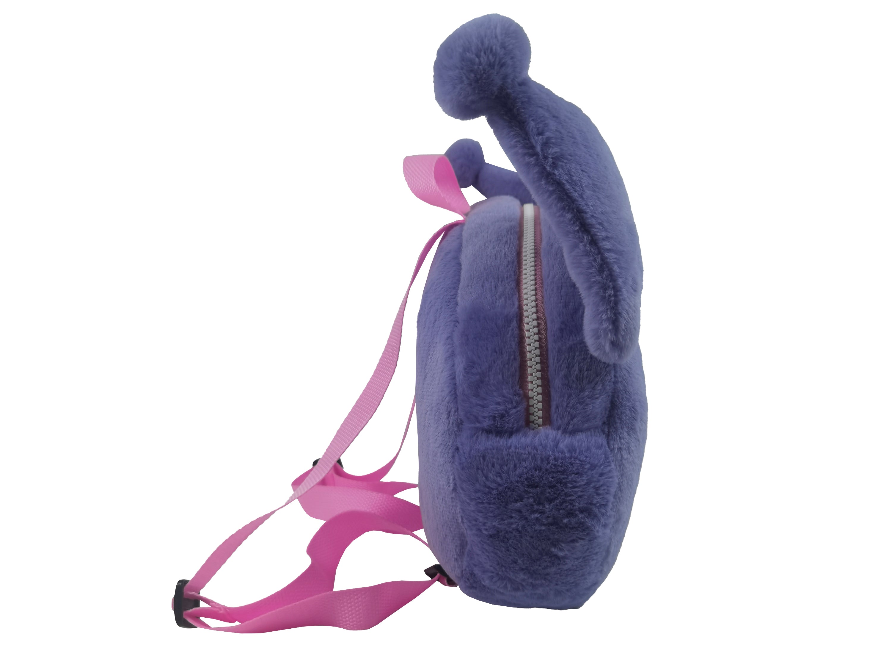 KUROMI - Purple - Fur Backpack - 28x24x7cm