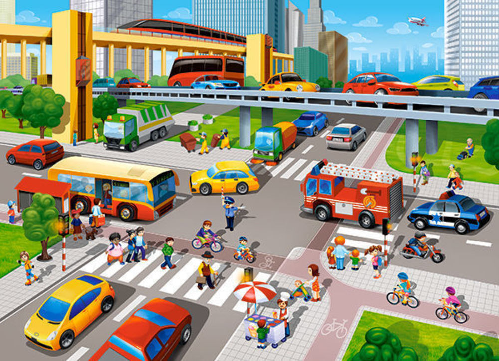 City Rush, Puzzle 70 Teile