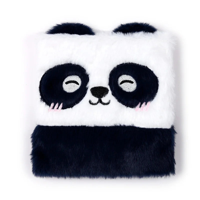 KAWAII - Adoramals Panda - Premium Fluffy Notebook