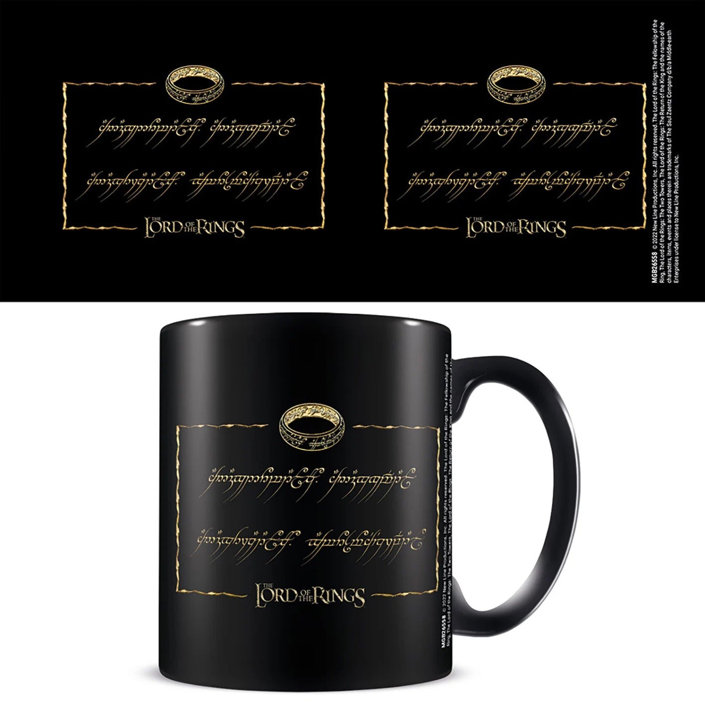 THE LORD OF THE RINGS - One Ring - Black Pod Mug 11oz