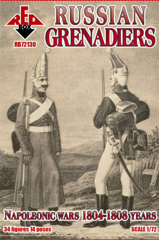 Russian grenadiers, 1804-1808