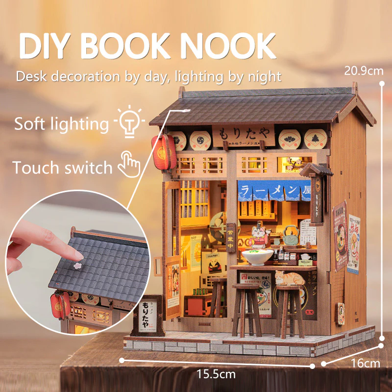 MINIATURE HOUSE - DIY- Morita-Ya - 240pc + LED Light