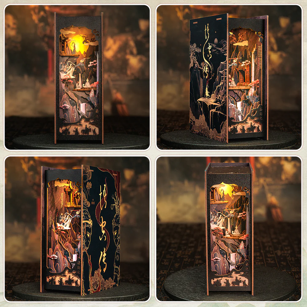 BOOK NOOK KIT - DIY - The Legend of Wukong - 89pc + LED Light