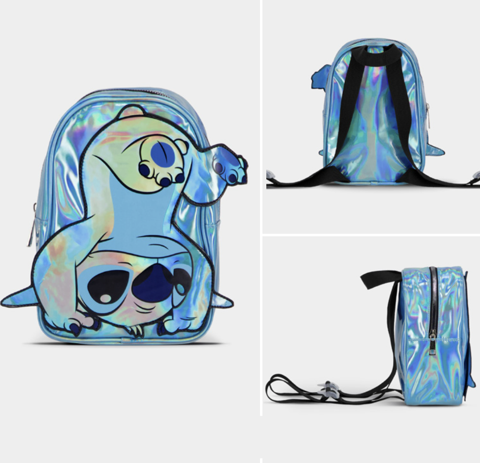 STITCH - Mini Backpack 'Shiny' - 23x 16,5x 9,5cm
