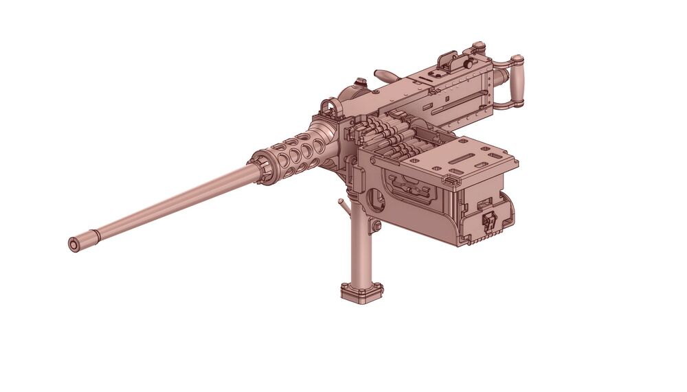 Machine gun Browning tank version