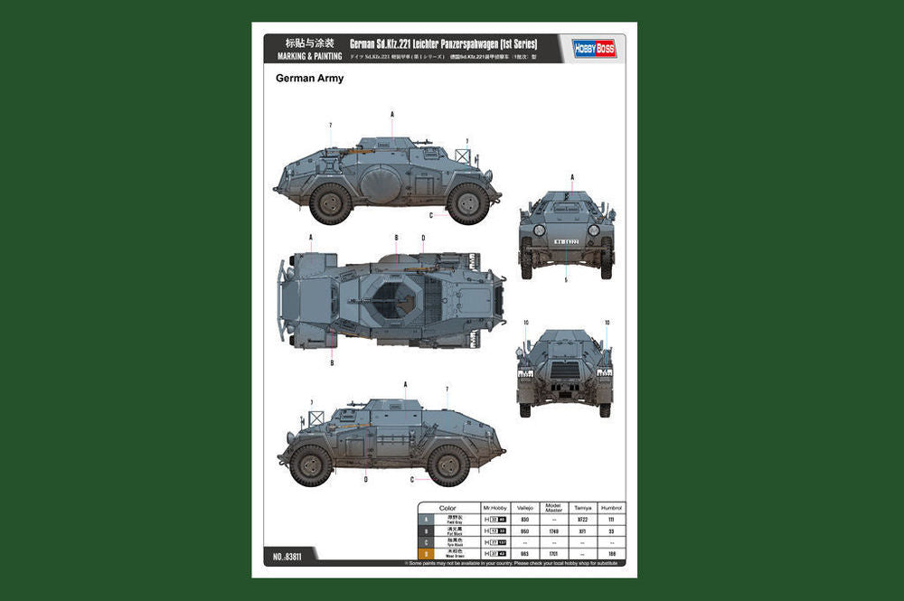 German Sd.Kfz.221 Leichter Panzerspahwag