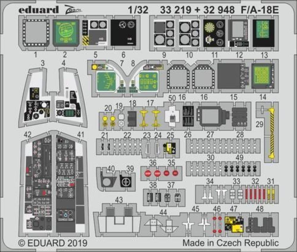 F/A-18E interior for Revell