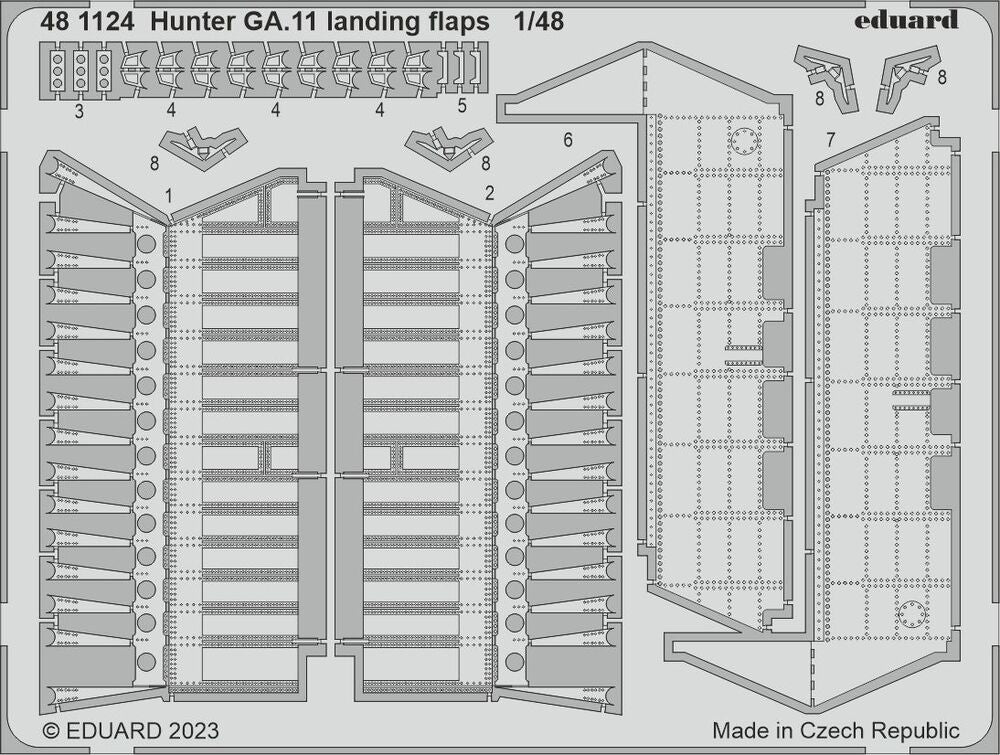 Hunter GA.11 landing flaps 1/48 AIRFIX