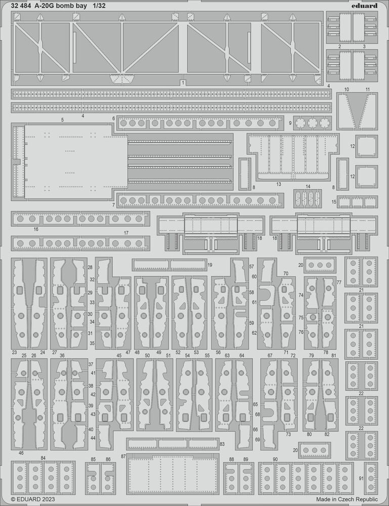 A-20G bomb bay 1/32 HKM