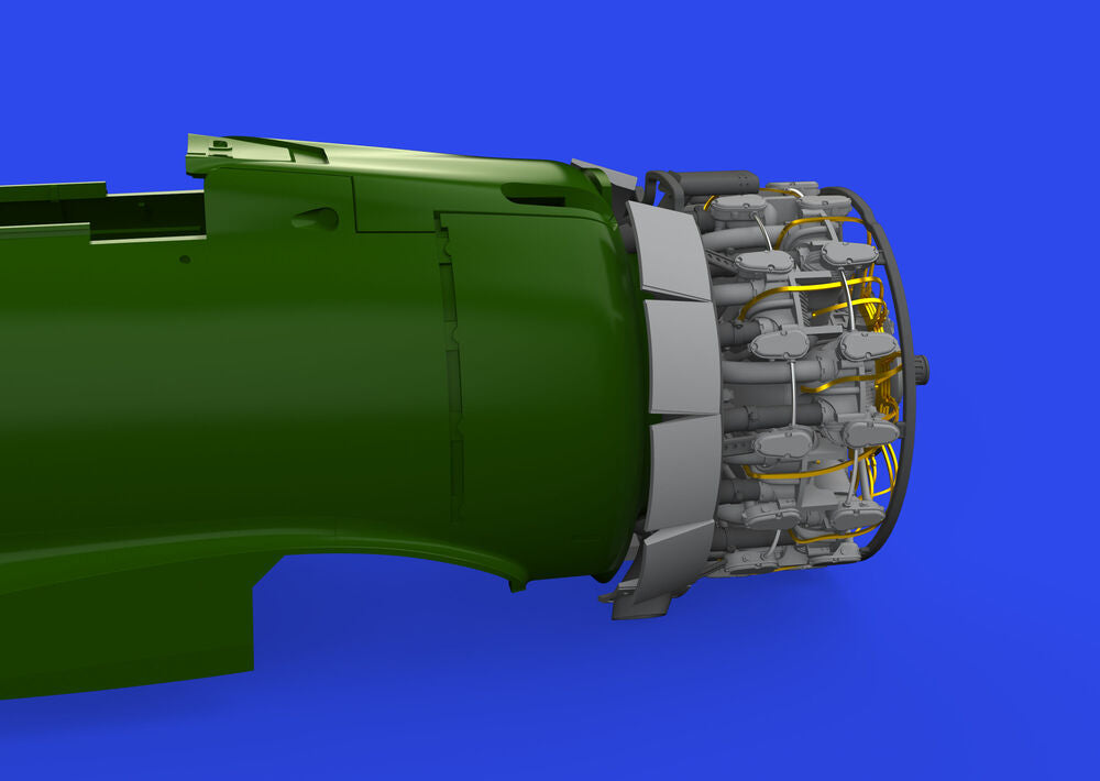 A6M2-N Rufe engine complete PRINT 1/48 EDUARD