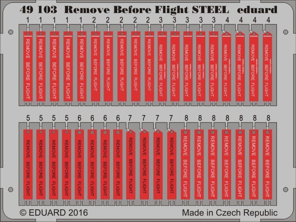 Remove Before Flight STEEL