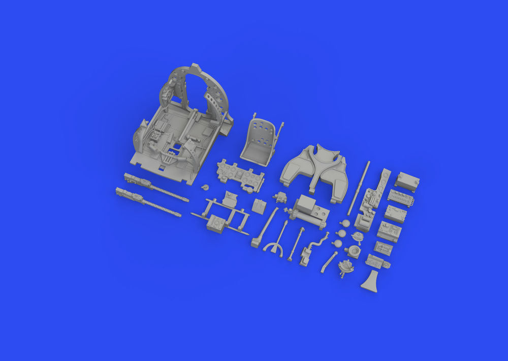 A6M2 Zero Model 21 cockpit PRINT for EDUARD