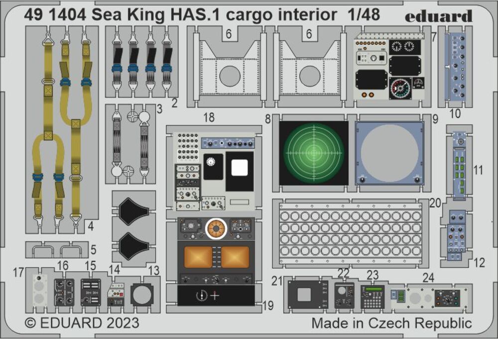 Sea King HAS.1 cargo interior 1/48