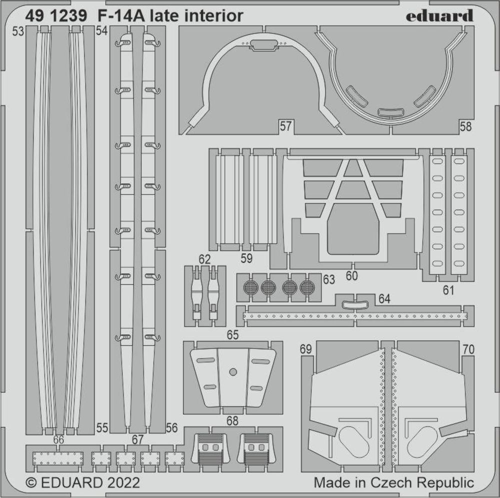 F-14A late interior for TAMIYA